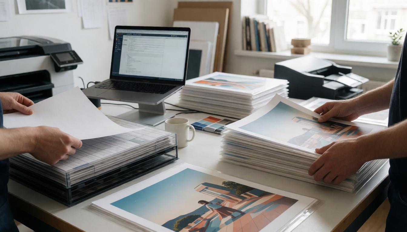 Print sets for local artists